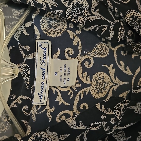 Anna and Frank 100% Silk Blouse - Picture 2 of 3